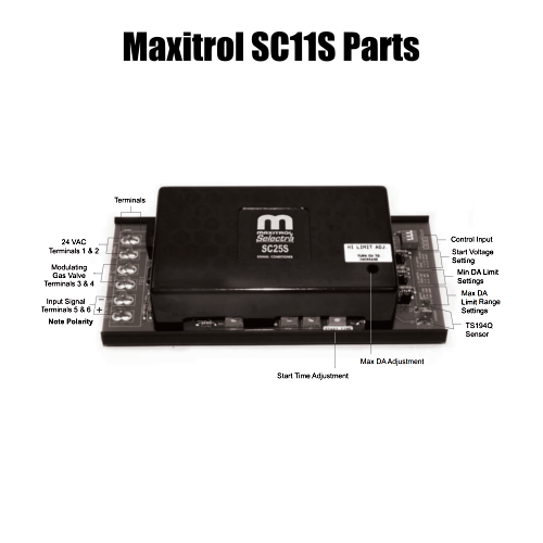 Maxitrol SC11S Signal Conditioner Parts
