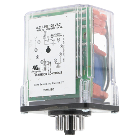 Warrick-Gems 26MA1B0 Low Water Cutoff Plug-In Module General Purpose Control 120V