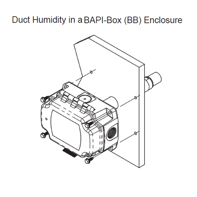 BAPI BA/H210-D-BB Duct Humidity Sensor