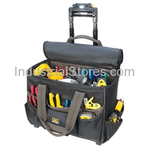 CLC Work Gear 56173 CLC Tech Gear 17 Pocket - Light Handle 17" Roller Bag (L258)