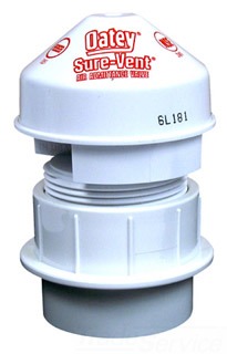 Oatey 39250 SureVent II Air Admittance Valve with 90-degree Elbow