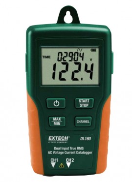 Extech DL160 True RMS Dual Input AC Voltage/Current Datalogger