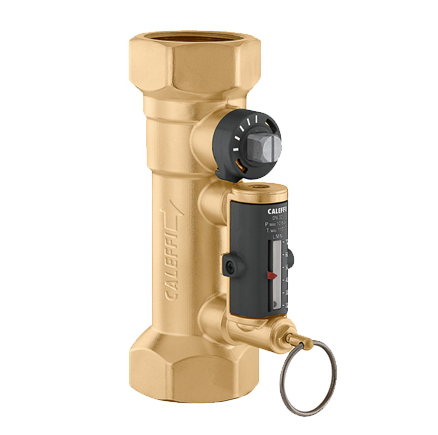 Caleffi 132662A Balancing Valve with Flowmeter 1" NPT 3.0-10.0 GPM Flow Scale