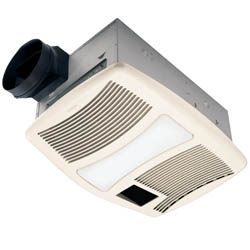 BROAN-NuTone QTXN110HFLT Heater Fan with Night Light 110 CFM 0.9 Sones