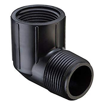 York S1-PVC-M412-005 Elbow MIPT X FIPT 1/2" 90-Degree