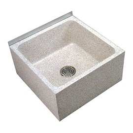 Acorn TSH-24-SSC-KDG3 Standard Height Terrazzo Mop Sink