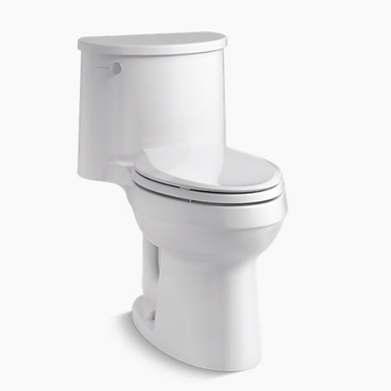 Kohler 3946-0 Adair Comfort Height One-Piece Toilet with Left Hand Lever & Elongated Bowl (White)