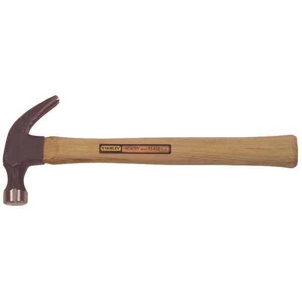 Stanley 51-616 Wood-Handled Nail Hammer (16oz)