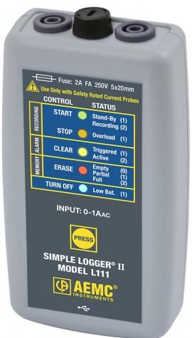 AEMC 2126.04 L111 Datalogger Ac Trms 1 Channel