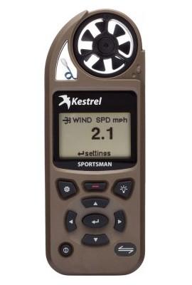 Kestrel Sportsman Coyote Brown Weather Meter with Applied Ballistics with LiNK Vane Mount