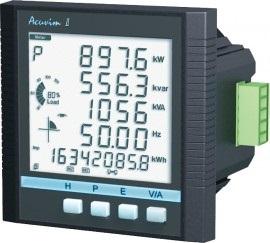 AccuEnergy Acuvim IIR-D-5A-P1 Intelligent LCD Power Meter with Datalogging 5A Input 100-415V AC 50/60Hz 100-300V DC