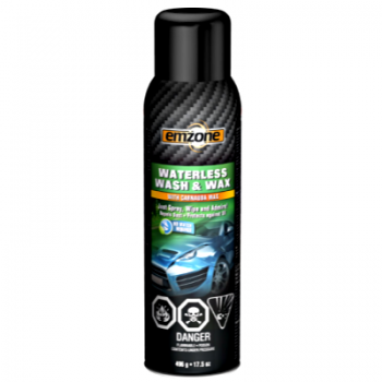 Emzone 44038 Waterless Wash & Wax 17.5oz Aerosol (12/case)